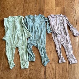 Bundle of 4 Larkspur baby zip romper 18-24 month